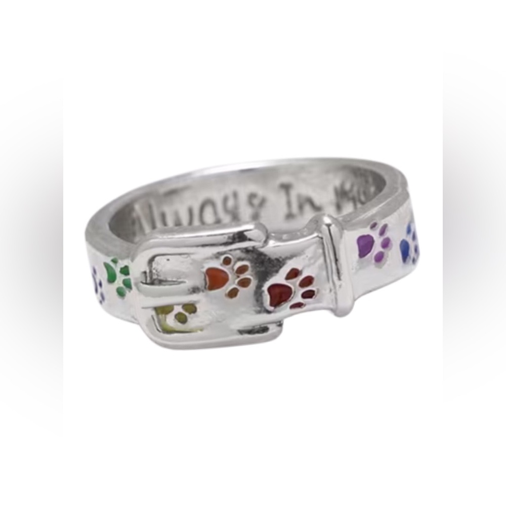 Pet Collar Remembrance Ring Pendant